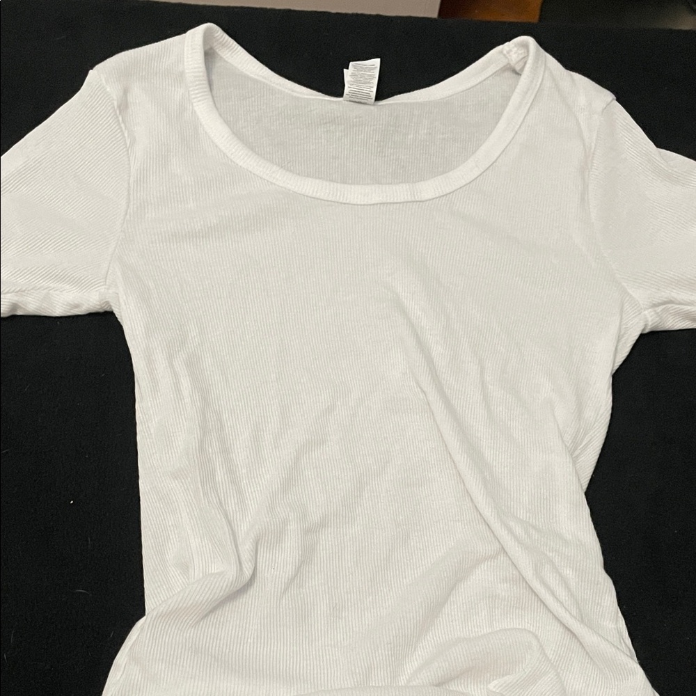 District White Short Sleeve Women's Tee
